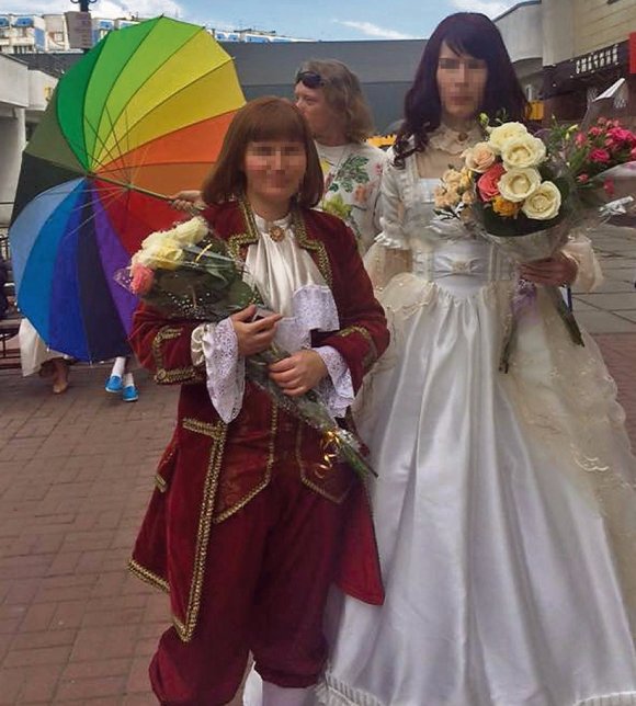 свадьба транссексуала и лесбиянки в киеве
