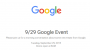 What  expect from the upcoming Google Event?